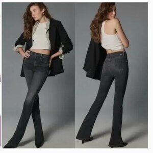 MOTHER High Waisted Smokin' Double Heel in Smoking Section